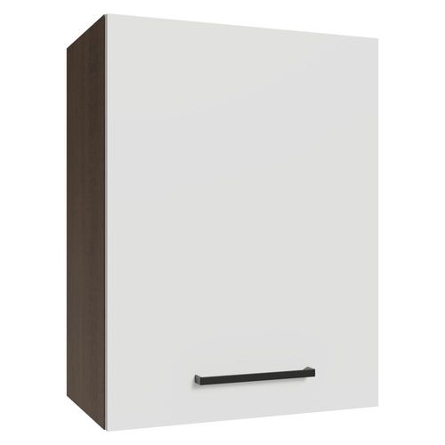 Armário Aéreo 50cm 1 Porta Rustic/Branco Agata Madesa