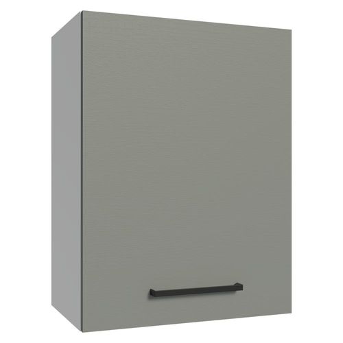 Armário Aéreo 50cm 1 Porta Branco/Cinza Agata Madesa