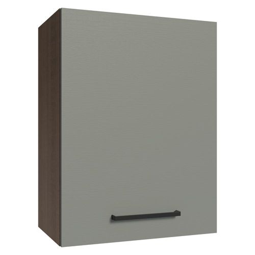 Armário Aéreo 50cm 1 Porta Rustic/Cinza Agata Madesa