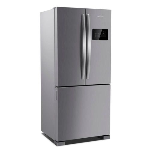 Geladeira Brastemp 554 Litros Frost Free Side Inverse 3 Portas Inox BRO85AK 127V