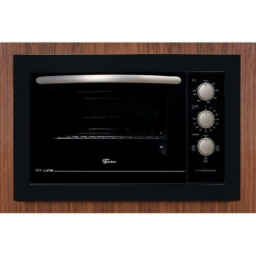 Forno Elétrico De Embutir 48 Litros Fit Line Fischer Black 220V