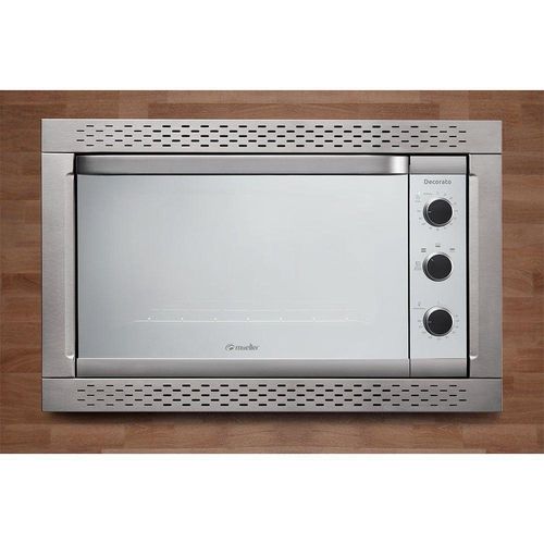 Forno Elétrico De Embutir Mueller Decorato Inox 44L Inox 110V