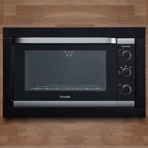 Forno Elétrico De Embutir Mueller Decorato Preto 44L Preto 110V