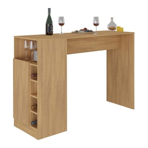 Bancada Balcão/mesa de Cozinha com Adega Multimóveis Mp2144 Madeirado