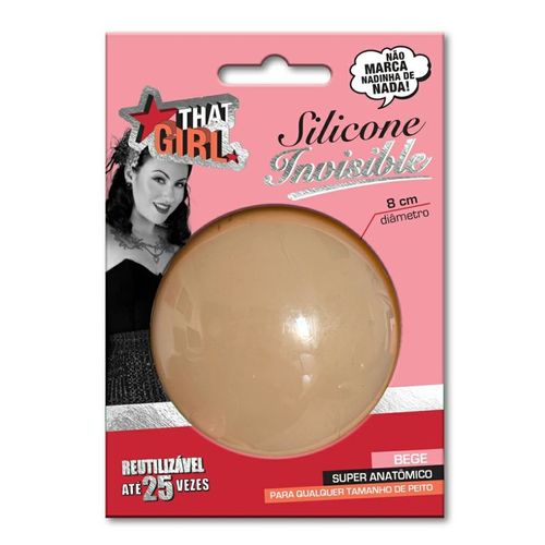 Silicone Invisible para Seios Protetor That Feminino Bege