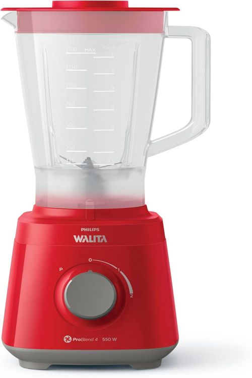 Liquidificador Daily Philips Walita, 2L, 550W-VERMELHO- 110V ou 220V - RI2110/01