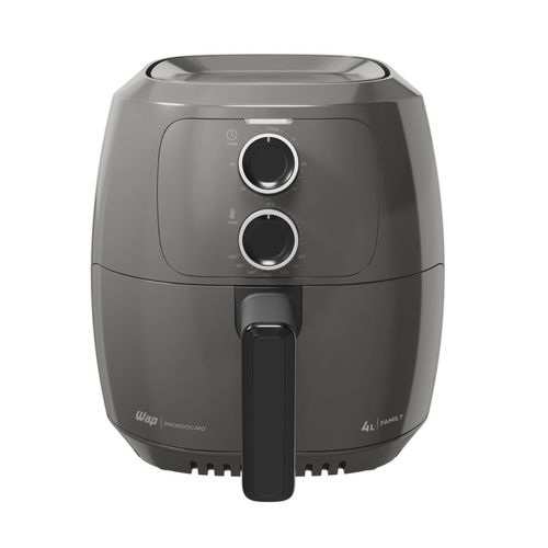 Fritadeira Elétrica Sem Óleo WAP Air Fryer Cinza 4L 1500W 220V