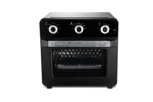 FORNO HAMILTON BEACH AIR FRYER ELÉTRICO COM TIMER 20L PRETO