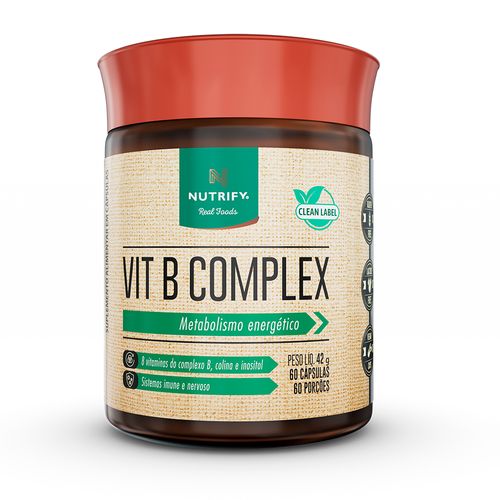 Vitamina Vit B Complex Nutrify 60 Cápsulas