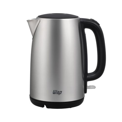 Chaleira Elétrica Wap 1850W WCE1 Portátil Aço Inox 1,7L Preto/Cinza 220V