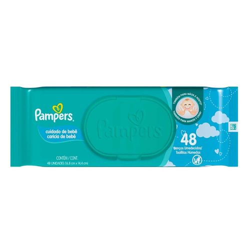 Lenço Umedecido Pampers Cheirinho de bebê 48 unidades