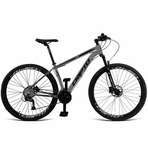 Bicicleta Aro 29 Cripto 21 Marchas Freios Disco C- Suspensão - Grafite-preto - 21" Grafite-preto