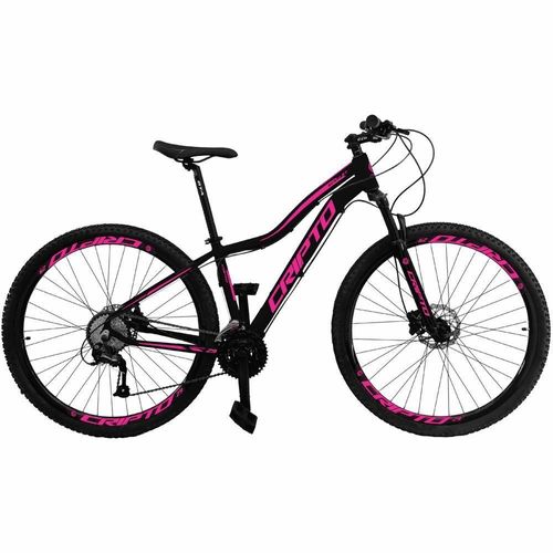Bicicleta Aro29 Cripto 24Vel Freio Hidráulico  Suspensão 15"