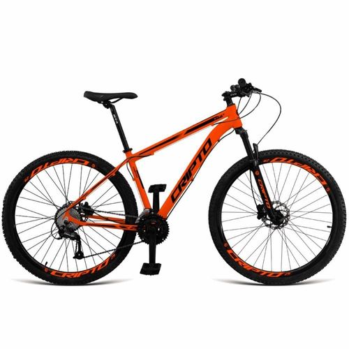Bicicleta Aro 29 Cripto 21 Marchas Freios Disco C- Suspensão - Laranja-preto - 15" Laranja-preto