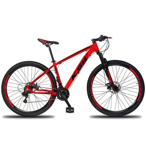 Bicicleta Aro 29 Ksw 24M Vermelho 19"