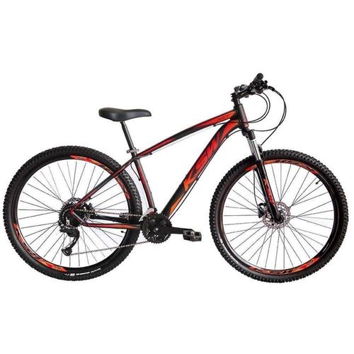 Bicicleta Aro 29 Ksw 27 Marchas Freio Hidráulico e Trava K7