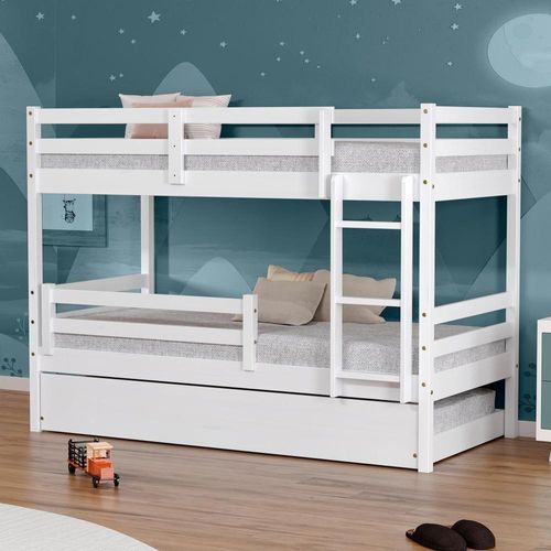 Treliche Infantil Slim Grade Proteção Madeira Branco