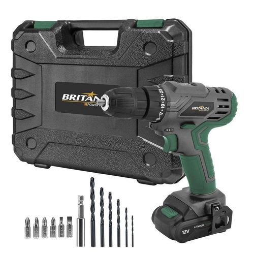 Parafusadeira 2 em 1 Britânia Speed Control BPFE12M 800RPM Bivolt