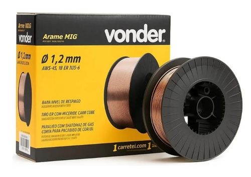 Arame Solda Mig  1,2mm 15kg Vonder