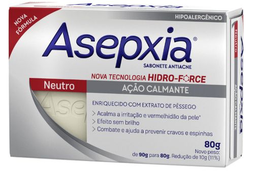 Asepxia Sabonete  Neutro 80g