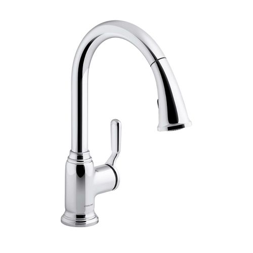Torneira Misturador Sterling Ludington Monocomando Retrátil para Cozinha 24272-CP Cromado Polido
