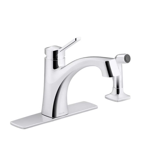 Torneira Misturador Kohler Maxton Monocomando para Cozinha K-R22868-CP Cromado Polido