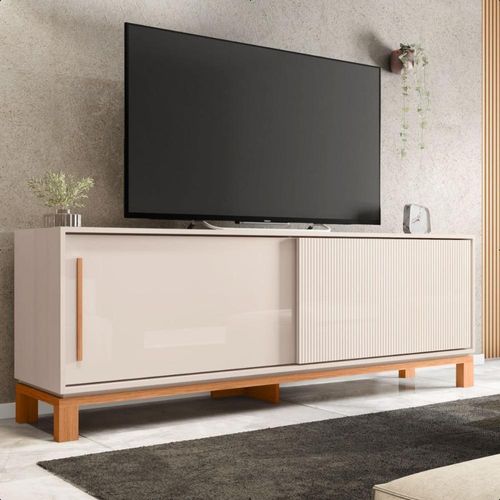 Bancada Rack Para Tv Até 65 Polegadas Jace Marrom Caemmun