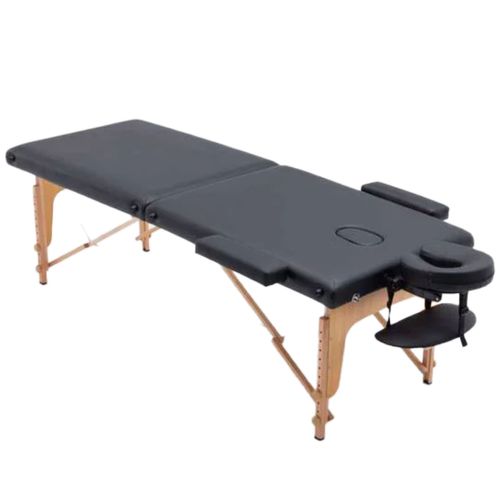 Mesa Maca de Massagem 185x70cm Dobravel Regulável em Madeira Grande