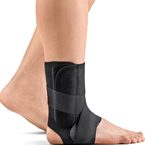 Estabilizador Tornozeleira Pequena Fraturas no Calcanhar Ortopédica com Talas Laterais Hidrolight