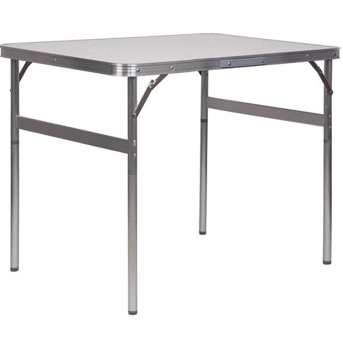 Mesa Dobrável Alumínio 90x60cm Vira Maleta Palisad com Alça Portatil Camping Churrasco
