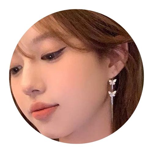 Brincos Feminino Luxo Casamento Franja Coração Borboletas