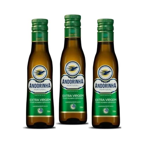 Kit 3 Azeite Oliva Andorinha Extra Virgem 250ml Cada