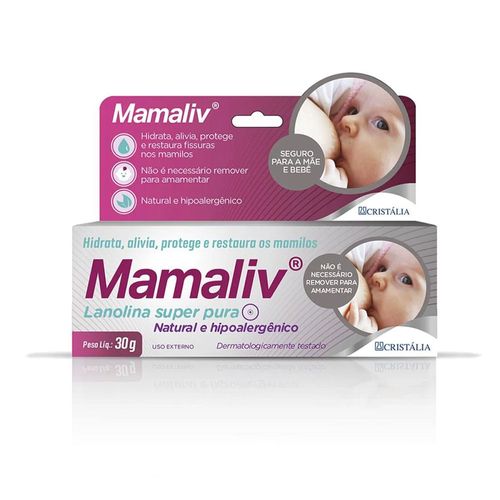 Pomada Mamaliv Lanolina Super Pura 30g