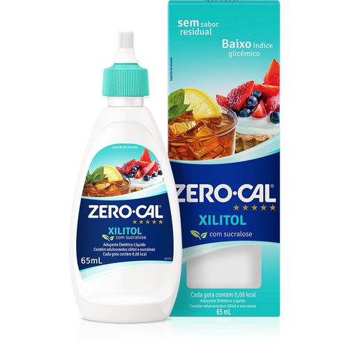 Adoçante Líquido Zero Cal Xilitol 65ml