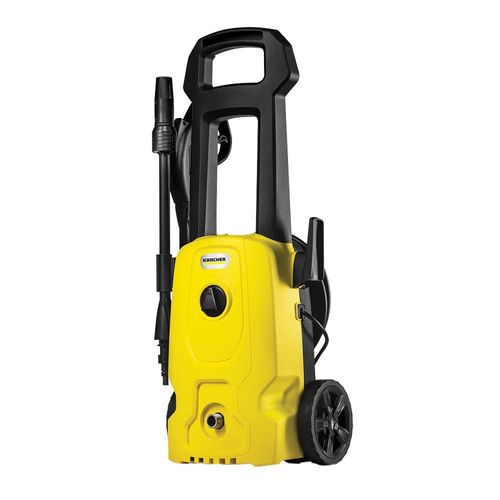 Lavadora de Alta Pressão Karcher Wash Jet 1500psi 1400W com Aplicador de Detergente e Porta Acessórios Integrado – Amarela/Preta