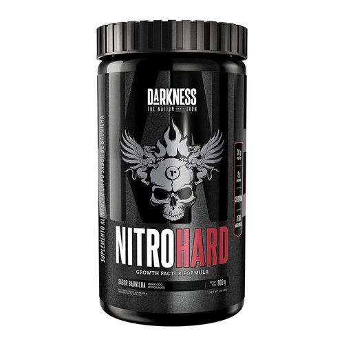 Whey Protein Darkness Nitrohard Baunilha 900g Pote