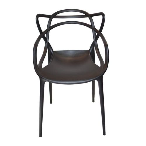 Cadeira Allegra Masters 100% Polipropileno Preta