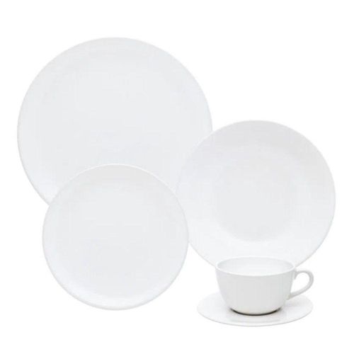 Aparelho De Jantar 30 Peças Unni White Oxford