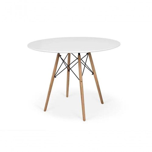 Mesa Jantar Cozinha Eames Eiffel Com Tampo Laminado 80Cm