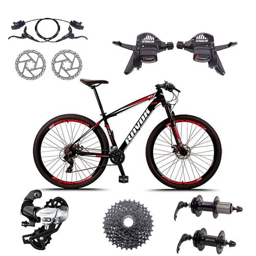 Bicicleta Aro 29 - 24 Vel Shimano Tx800 Vermelho Tamanho:19"
