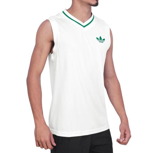 Regata Adidas Tennis Pro Climacool Branca e Verde