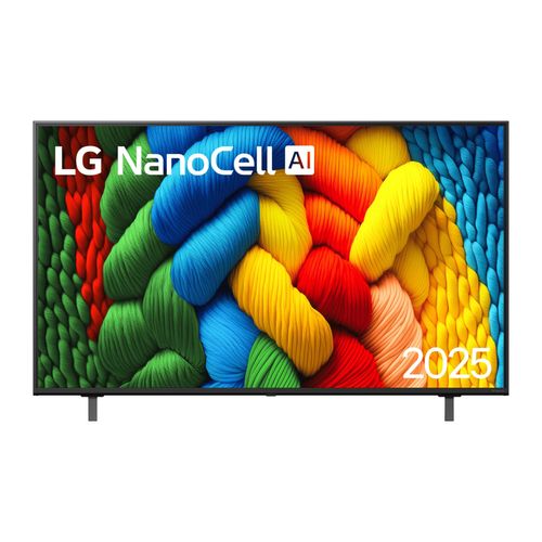 SMART TV 65" 4K LG 65NANO80ASA NanoCell Processador a7 AI Gen8 WebOS 25 Charcoal Black