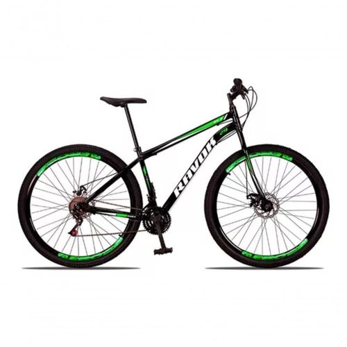 Bicicleta Bike Aço 21 Marchas Velocidades Aro 29 verde