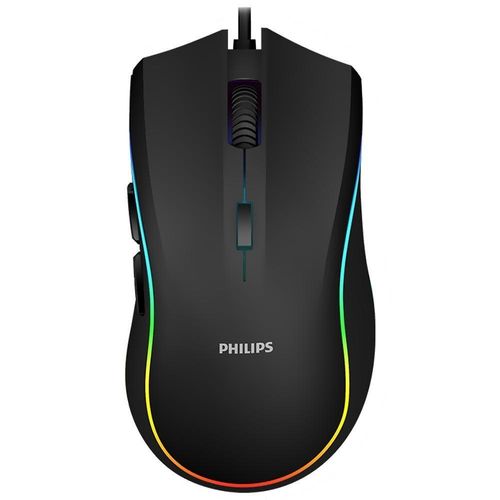 Mouse Gamer Philips G403 Momentum Usb - Rgb - Preto - 6400 Dpi - 7 Botões