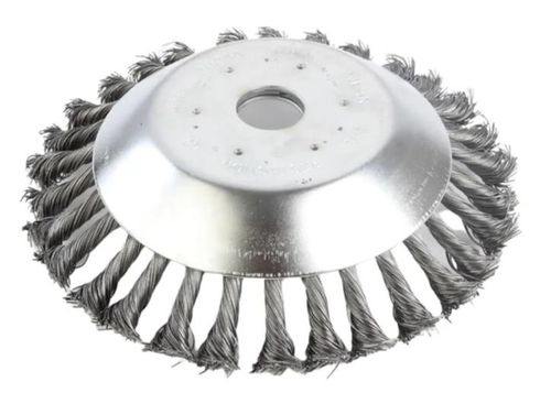 Escova  Aco Rocadeira 200mm 1 Furo Mundi