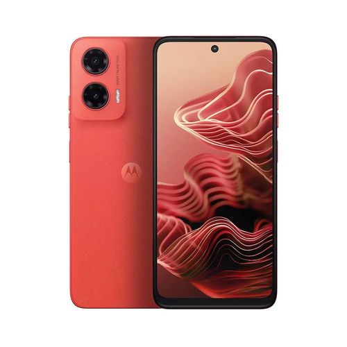 Smartphone Motorola Moto g35 5G Coral 256GB 4GB RAM + 8GB Ram Boost e Camera 50MP com AI NFC Tela 6.7 com Superbrilho