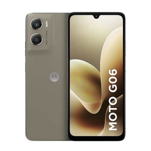 Smartphone Motorola Moto g06 4G Tela 6,9” 256GB Câmera 50MP Bege