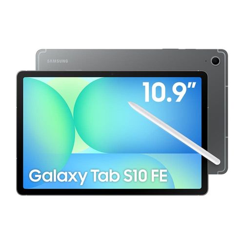 Tablet Samsung Galaxy Tab S10 FE, 128GB, 8GB RAM, Tela de 10.9" 90Hz, Câmera Traseira de 13MP, IP68, Android 15, Caneta S Pen e Capa Protetora