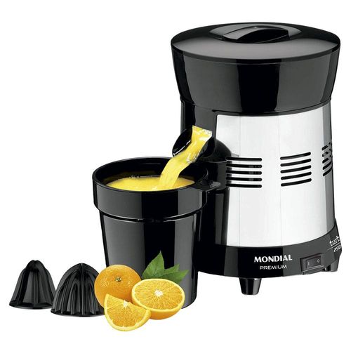 Extrator de Frutas Mondial Turbo Premium E-10 250W Bivolt - Preto