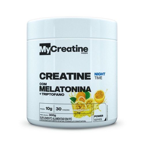 Creatina + Melatonina + Triptofano 300g Mycreatine Sabor Maracujá